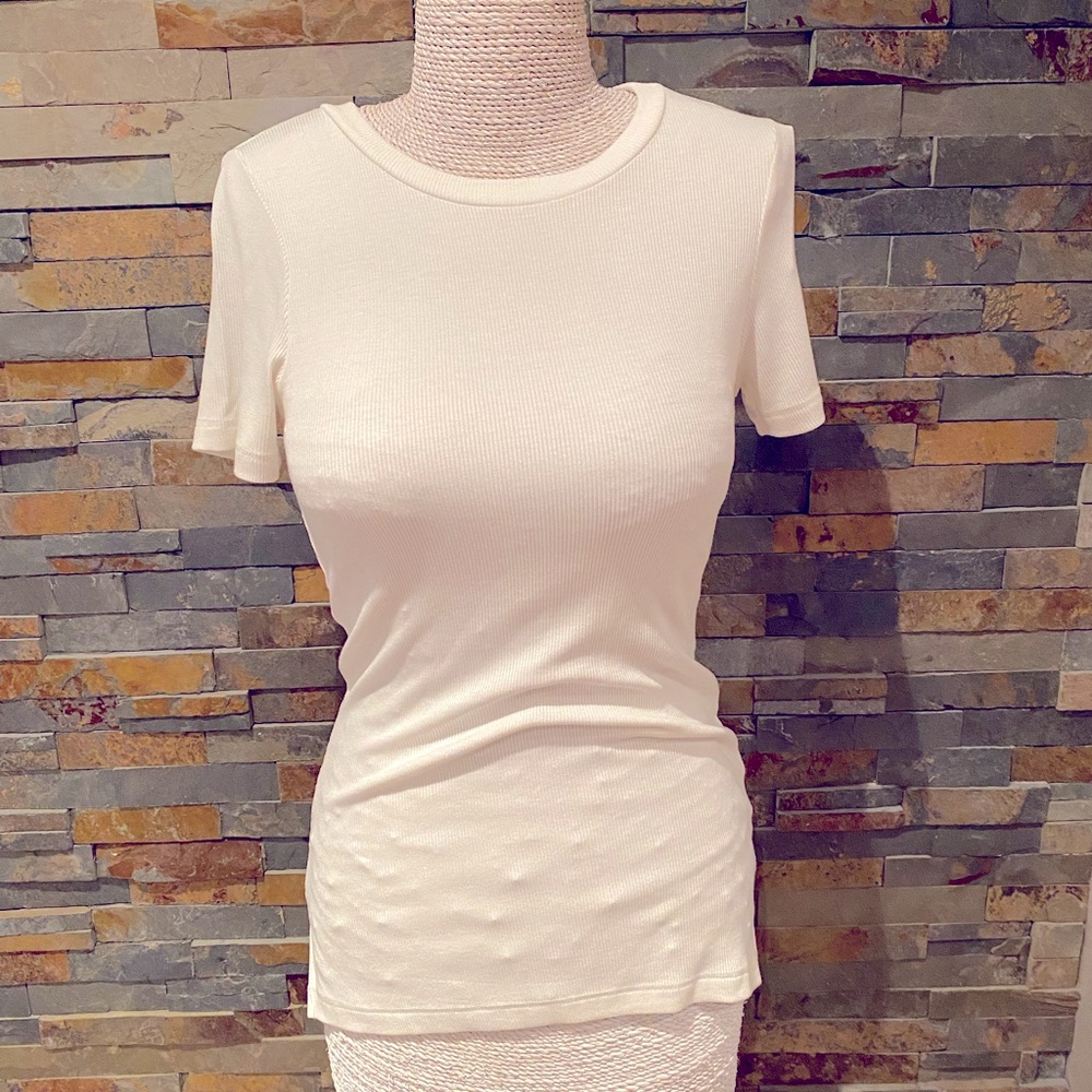 LNA Clothing Ribbed T Shirt Top. multiple sizes